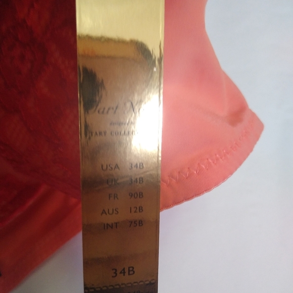 Tart Noir Collections Split X Strap Lacy Bra - Picture 8 of 12